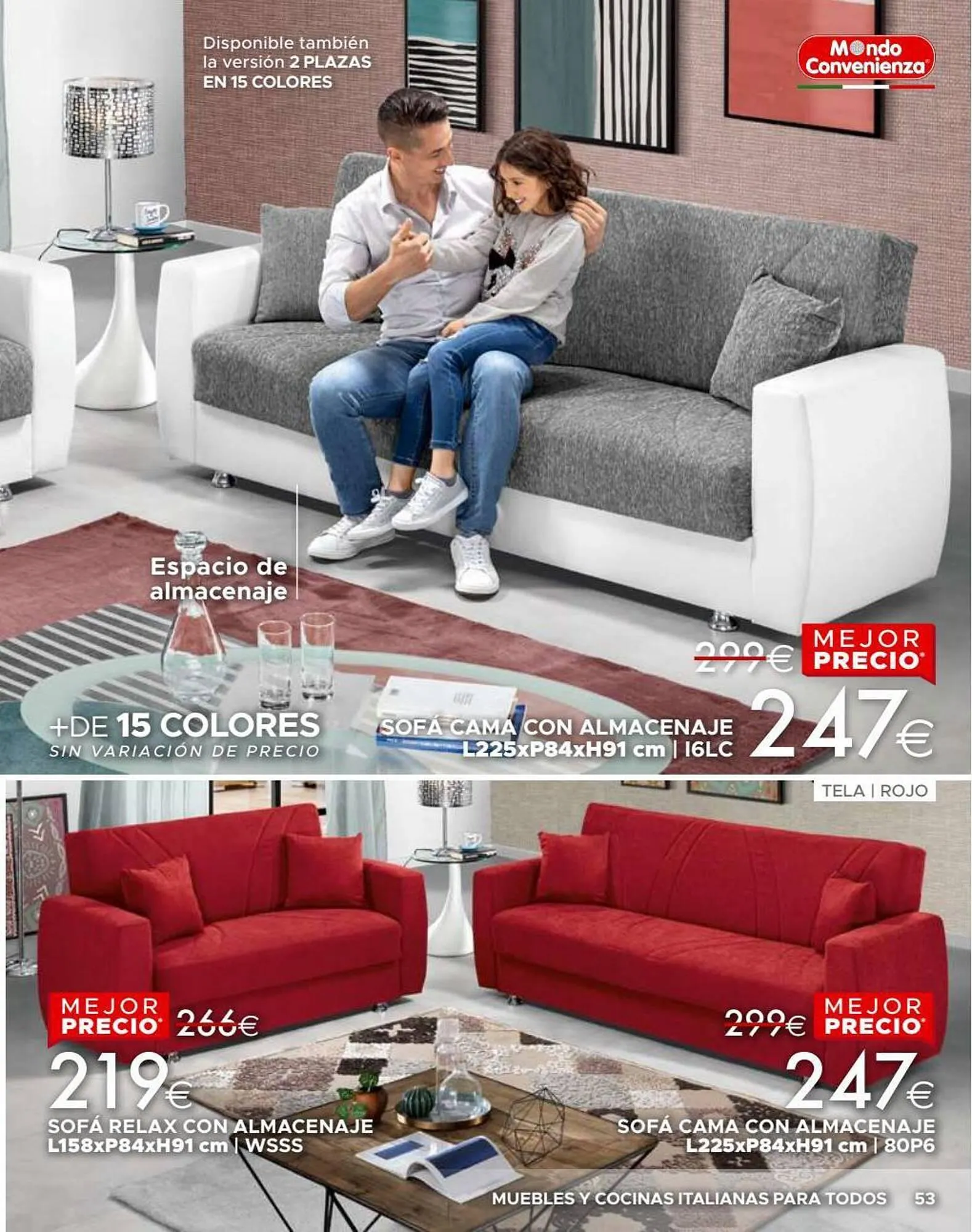 Catálogo de Folleto Mondo Convenienza 1 de junio al 31 de diciembre 2023 - Página 55