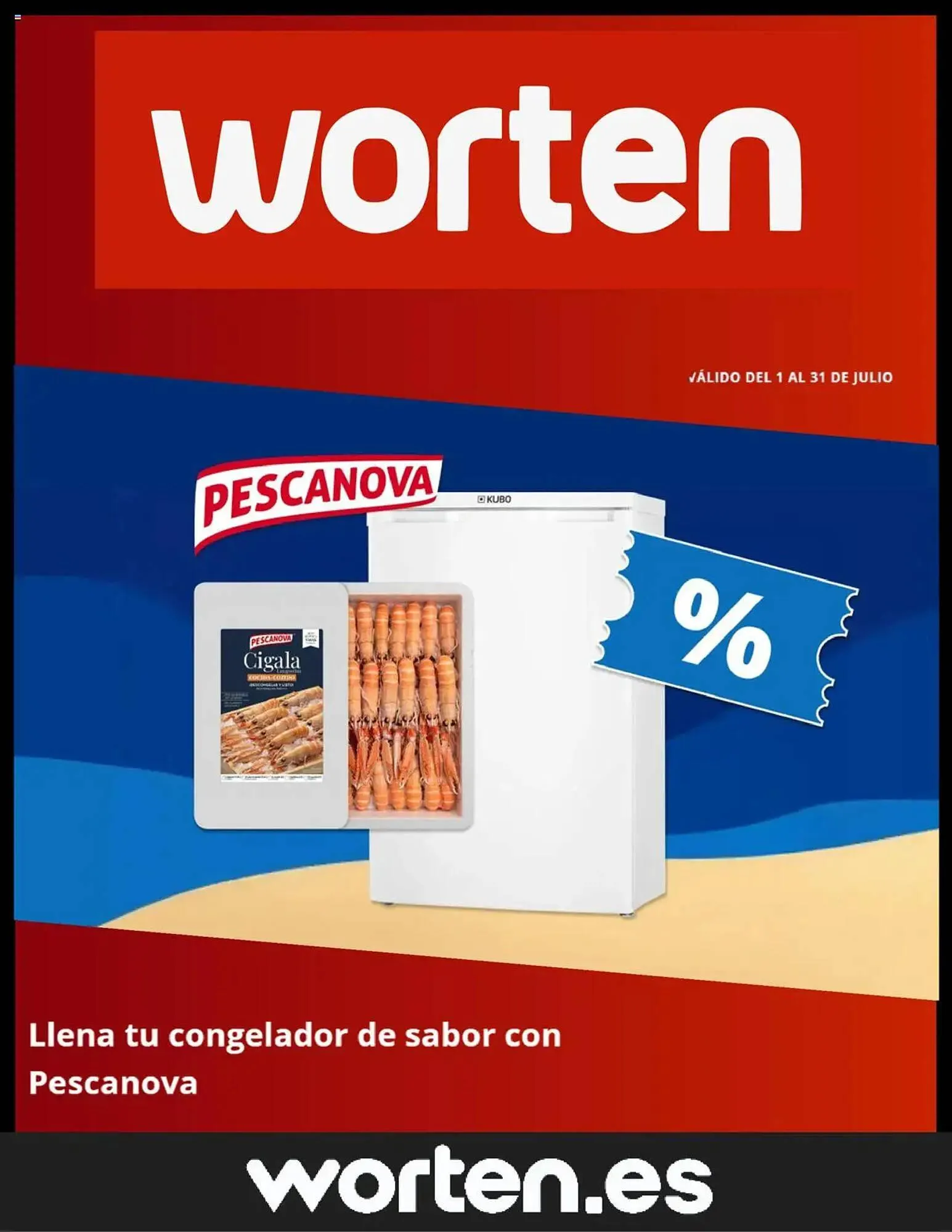 Catálogo de Folleto Worten 1 de julio al 31 de julio 2025 - Página 1