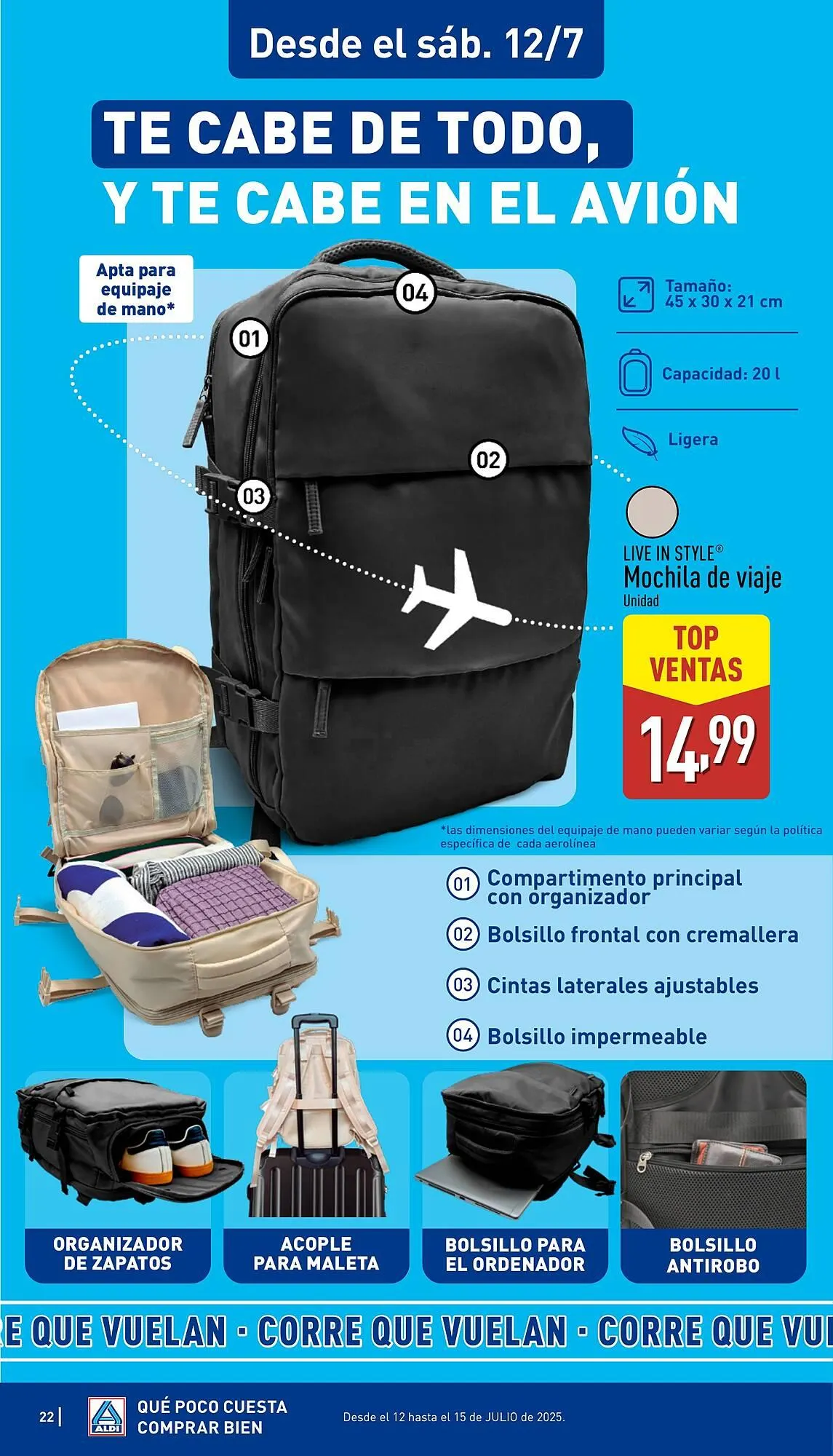 Catálogo de Folleto ALDI 7 de julio al 13 de julio 2025 - Página 22