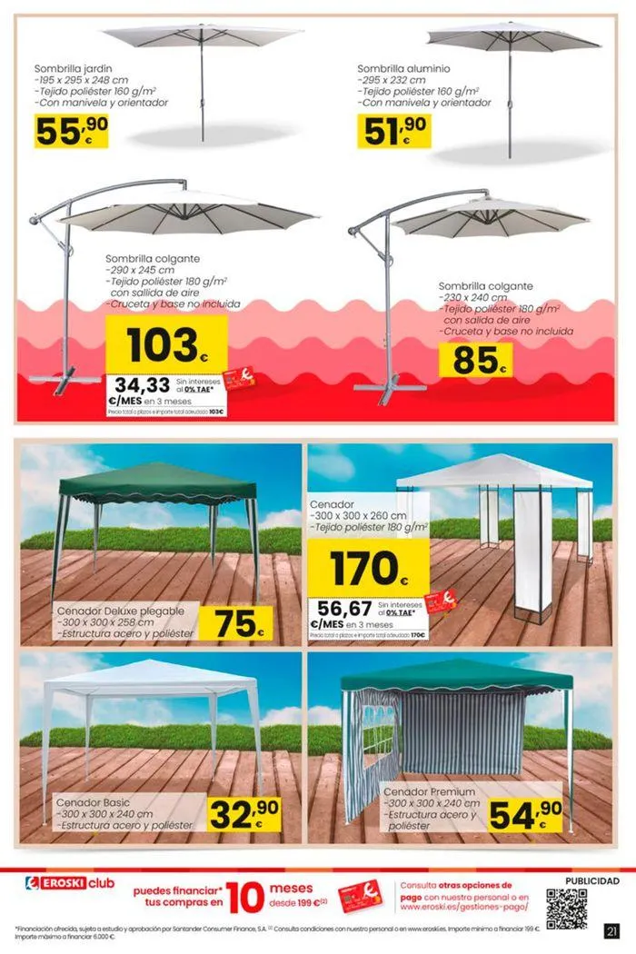 Catálogo de Vive el verano HIPERMERCADOS EROSKI 13 de junio al 10 de julio 2024 - Página 21