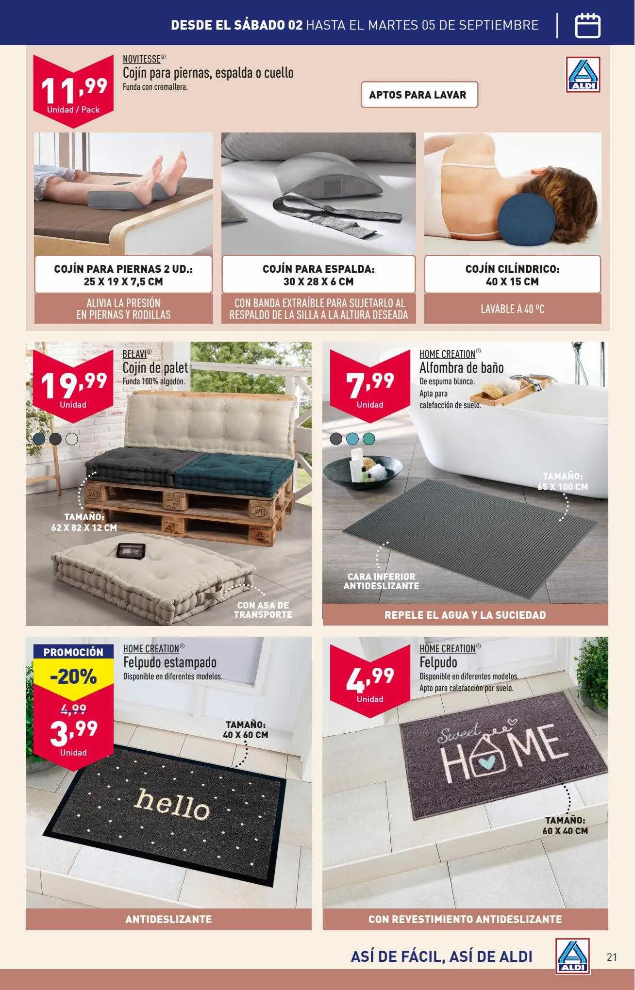 Catálogo de ALDI Folleto 28 de agosto al 3 de septiembre 2023 - Página 21