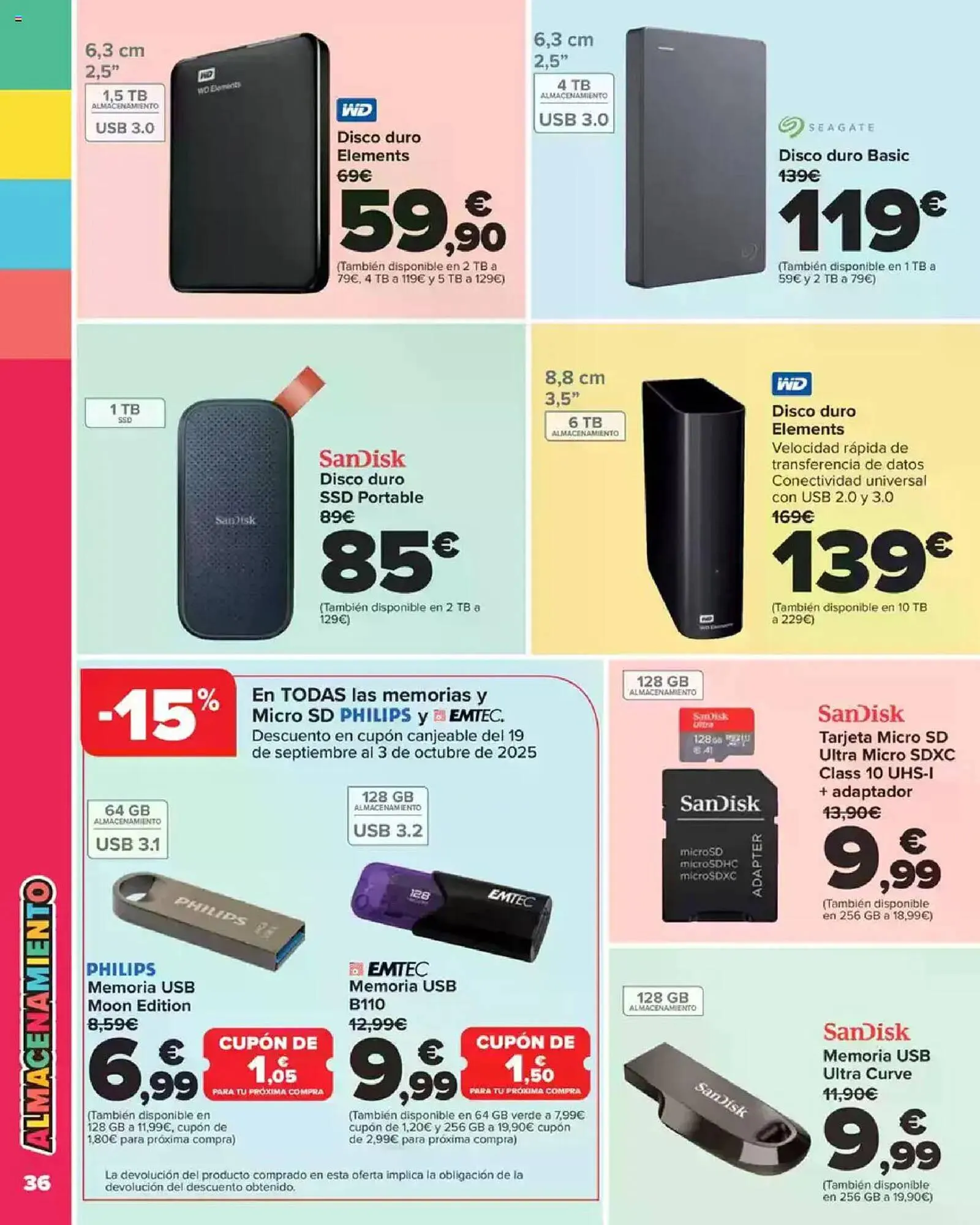 Catálogo de Folleto Carrefour 18 de agosto al 18 de septiembre 2025 - Página 36