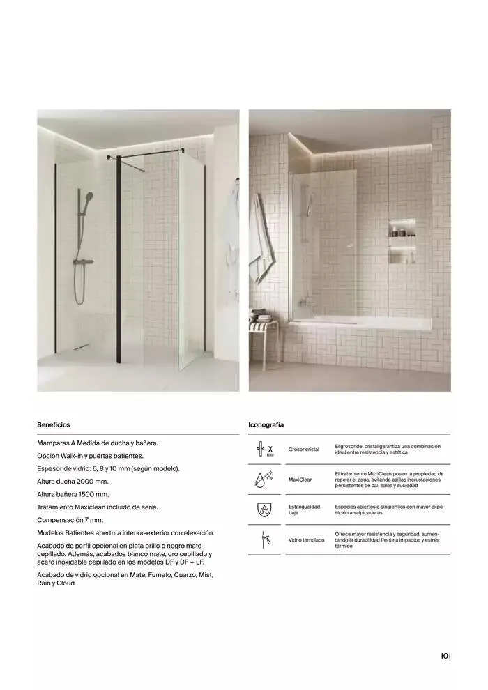 Catálogo de Platos de Ducha, Bañeras y Mamparas 9 de enero al 31 de diciembre 2025 - Página 103