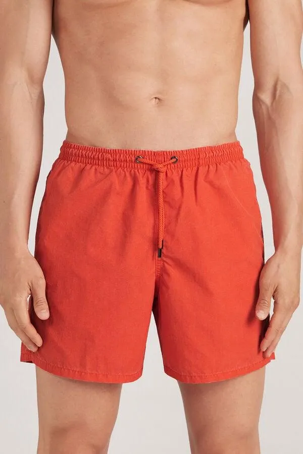 Washed Collection Swim Trunks