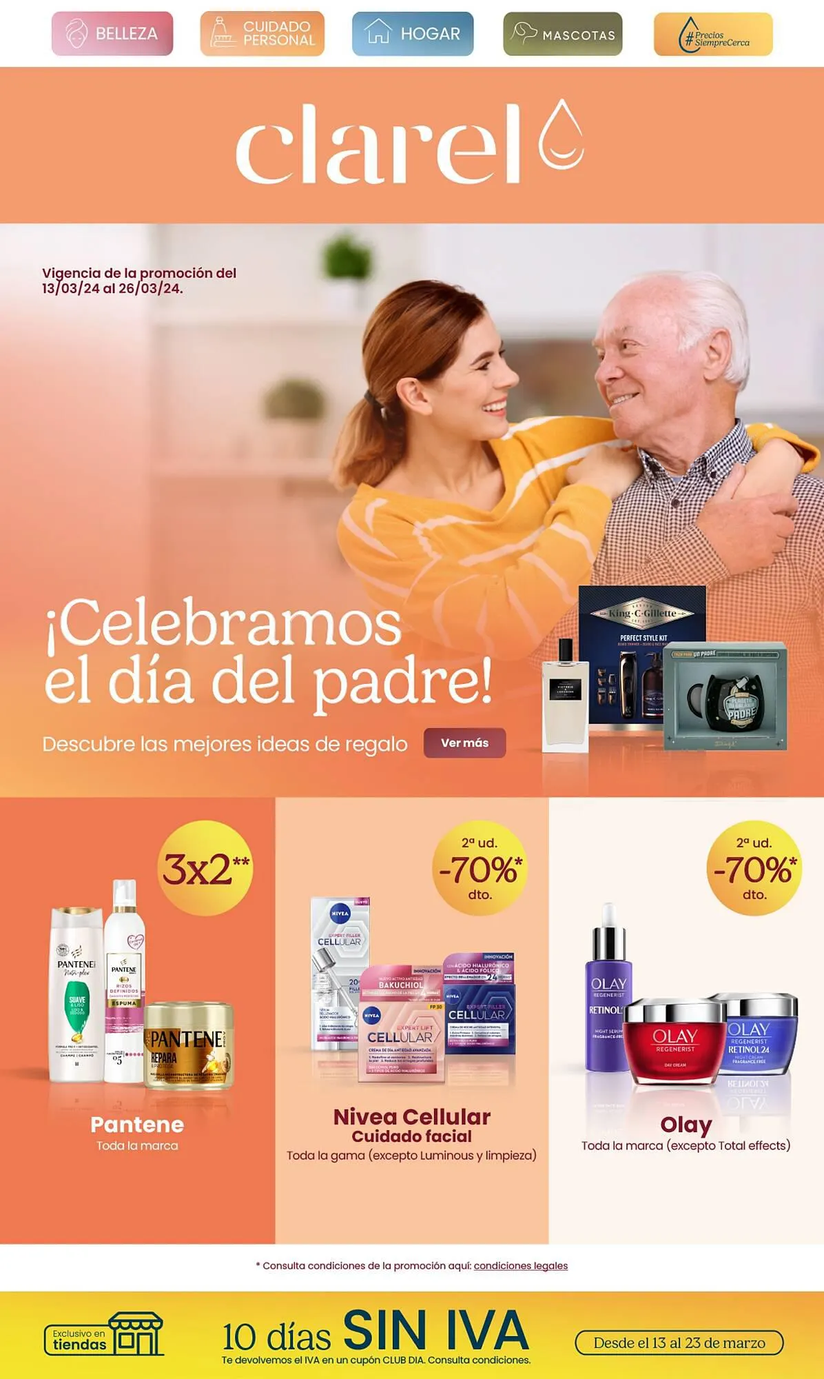 Catálogo de Folleto Clarel 13 de marzo al 26 de marzo 2024 - Página 1