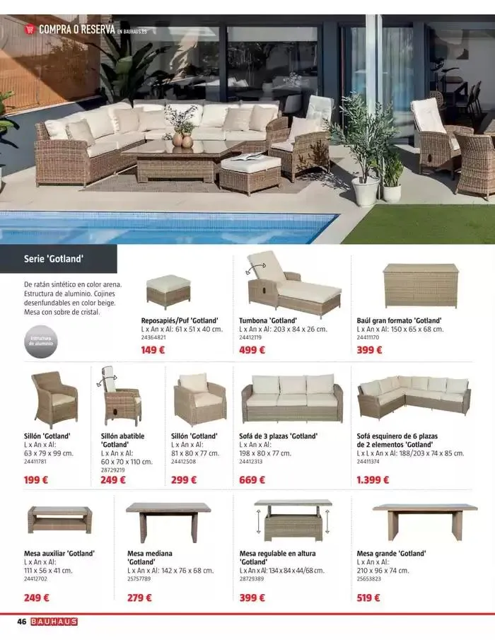 Catálogo de Bauhaus Verano 1 de junio al 31 de agosto 2025 - Página 46