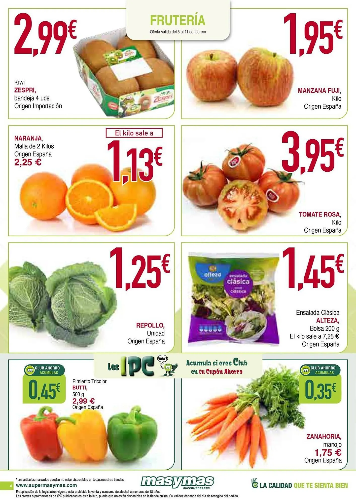 Catálogo de Folleto Masymas 5 de febrero al 11 de febrero 2026 - Página 4