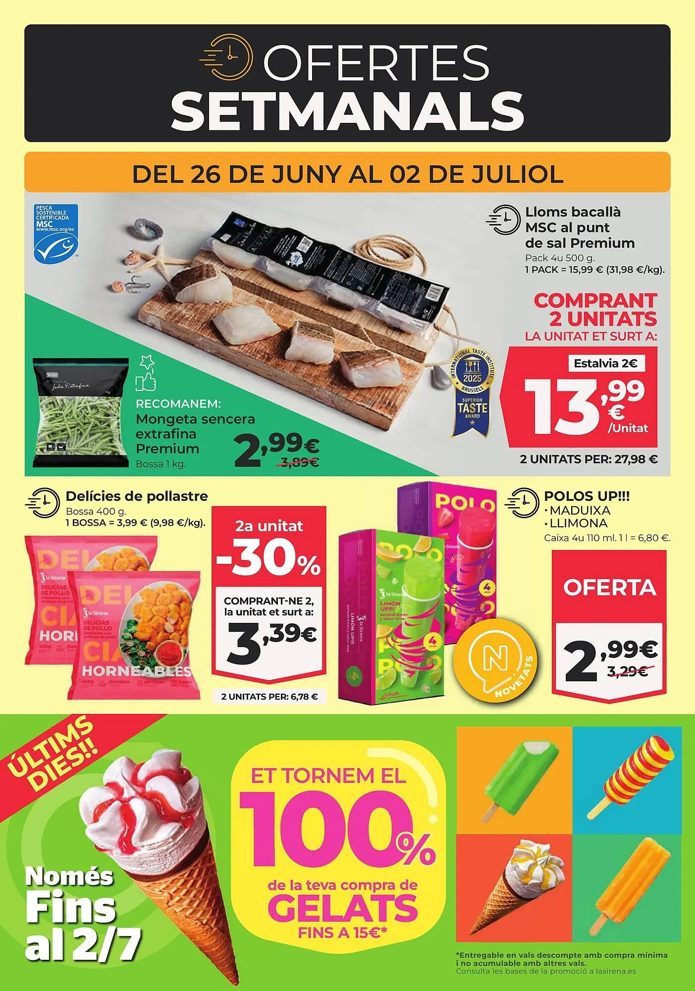 Catálogo de Folleto La Sirena 26 de junio al 9 de julio 2025 - Página 2