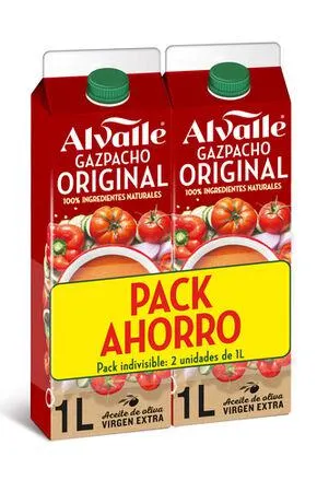 Gazpacho Alvalle 1l pack 2