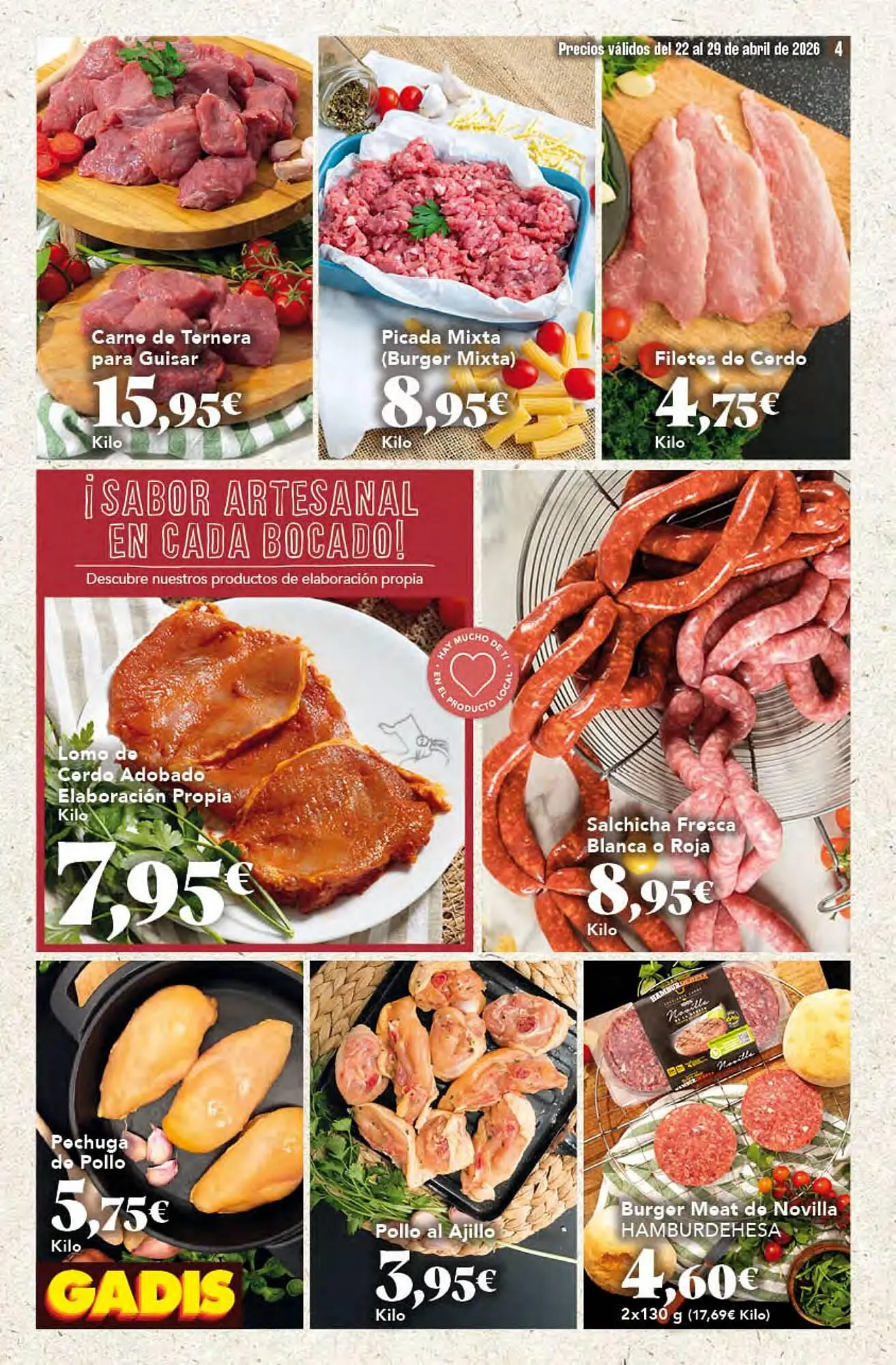 Catálogo de Folleto Gadis 22 de abril al 29 de abril 2026 - Página 4