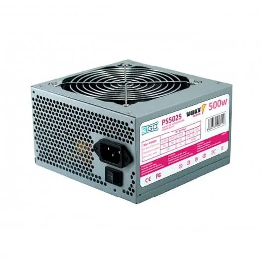 FUENTE ALIM. 500W 3Go (24pin+Sata+12cm) + CABLE