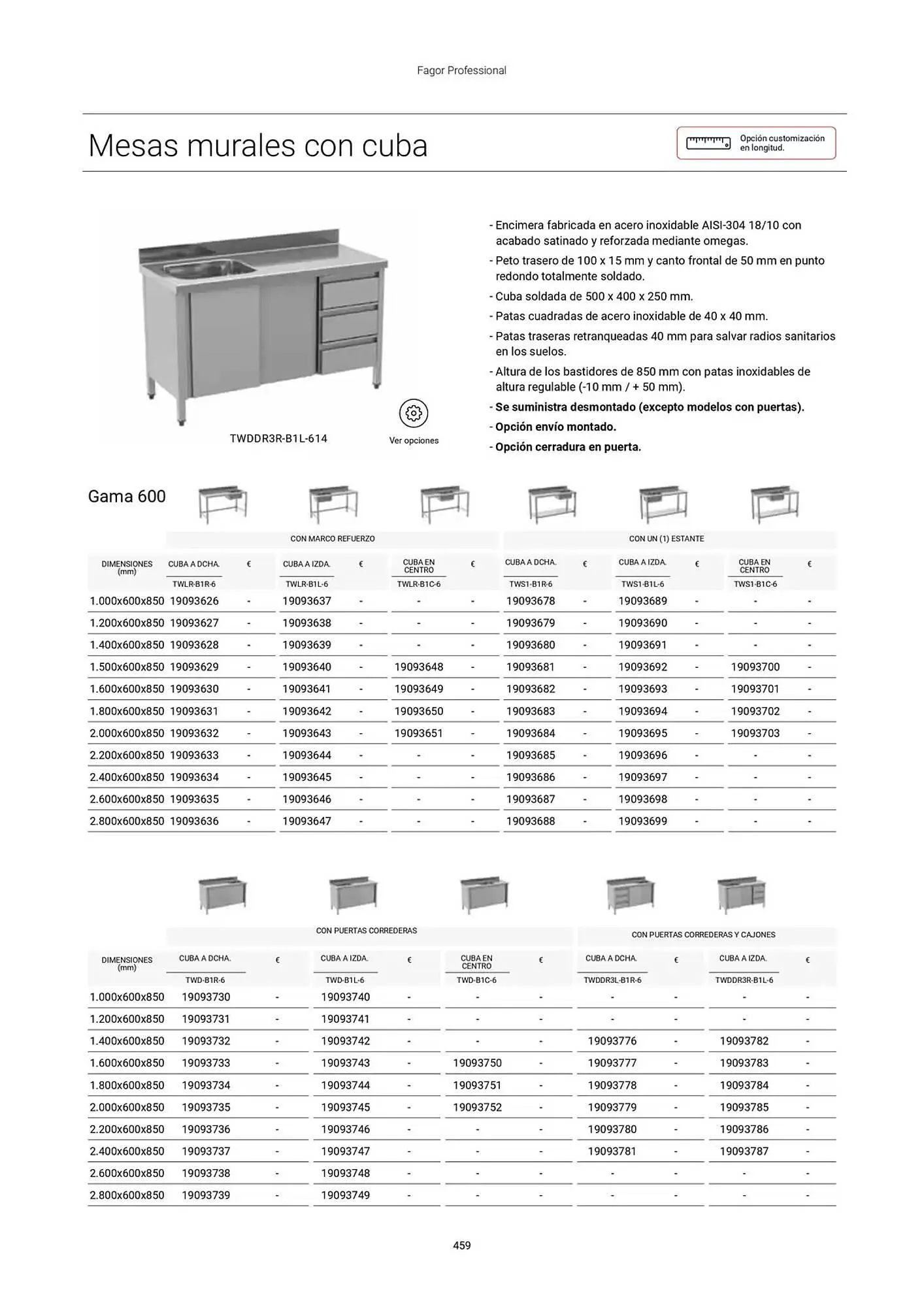 Catálogo de Folleto Fagor 3 de marzo al 1 de enero 2026 - Página 460
