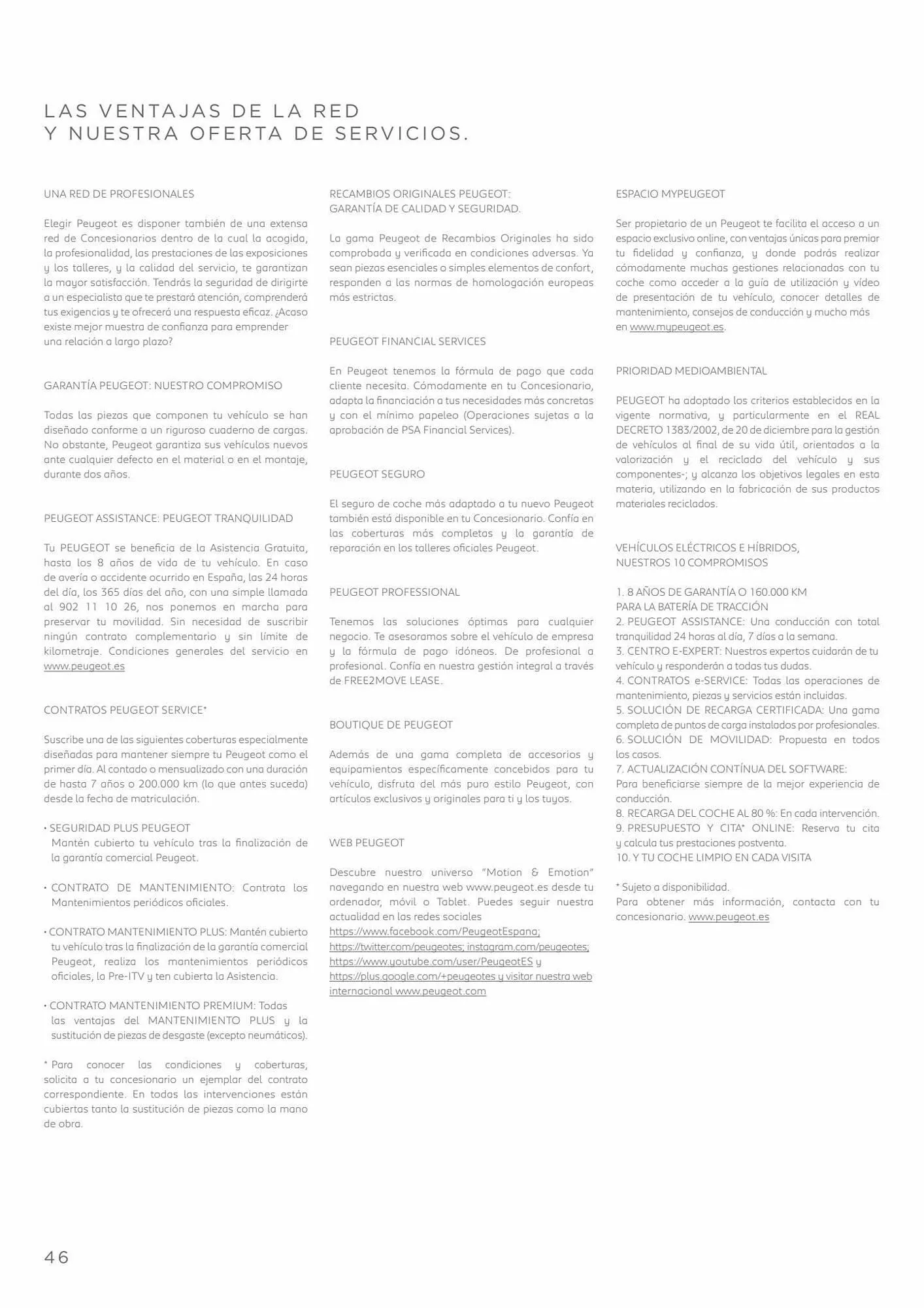 Catálogo de Folleto Peugeot 14 de julio al 14 de julio 2024 - Página 46