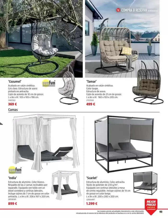 Catálogo de VERANO. Jardín, terraza, balcón. 26 de marzo al 20 de abril 2025 - Página 93