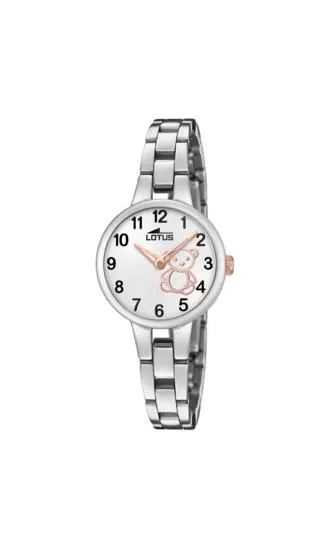RELOJ INFANTIL LOTUS JUNIOR CON ESFERA PLATEADA 18658/5