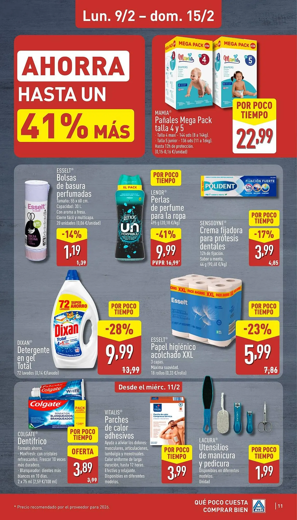 Catálogo de Folleto ALDI 9 de febrero al 15 de febrero 2026 - Página 11