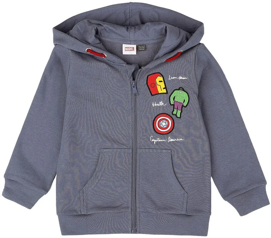 "Superheroes" Chaquetas con capucha para niños Gris de Marvel