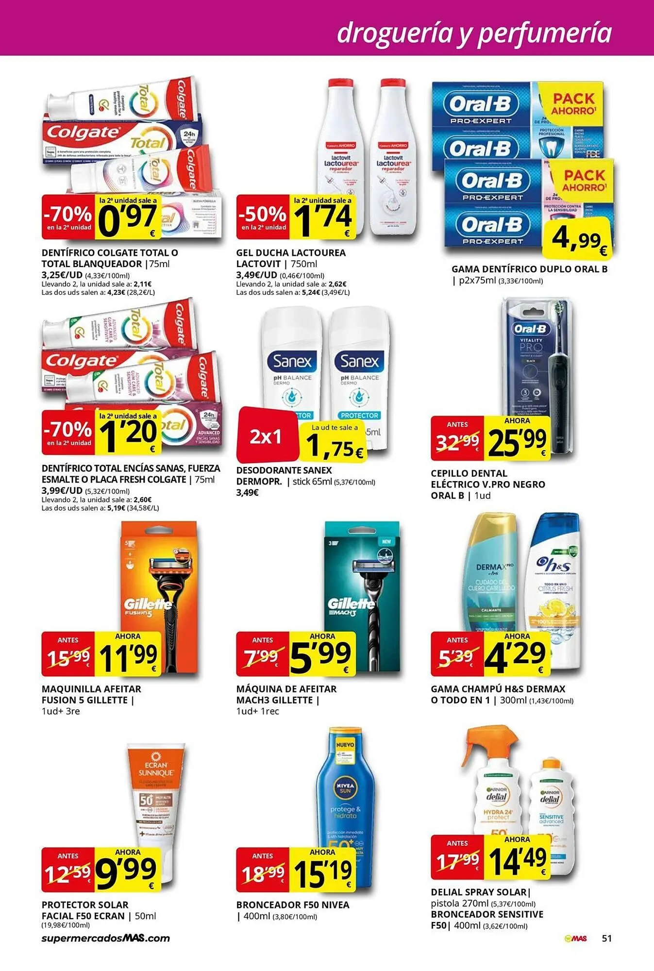 Catálogo de Folleto Supermercados MAS 27 de marzo al 29 de abril 2026 - Página 51