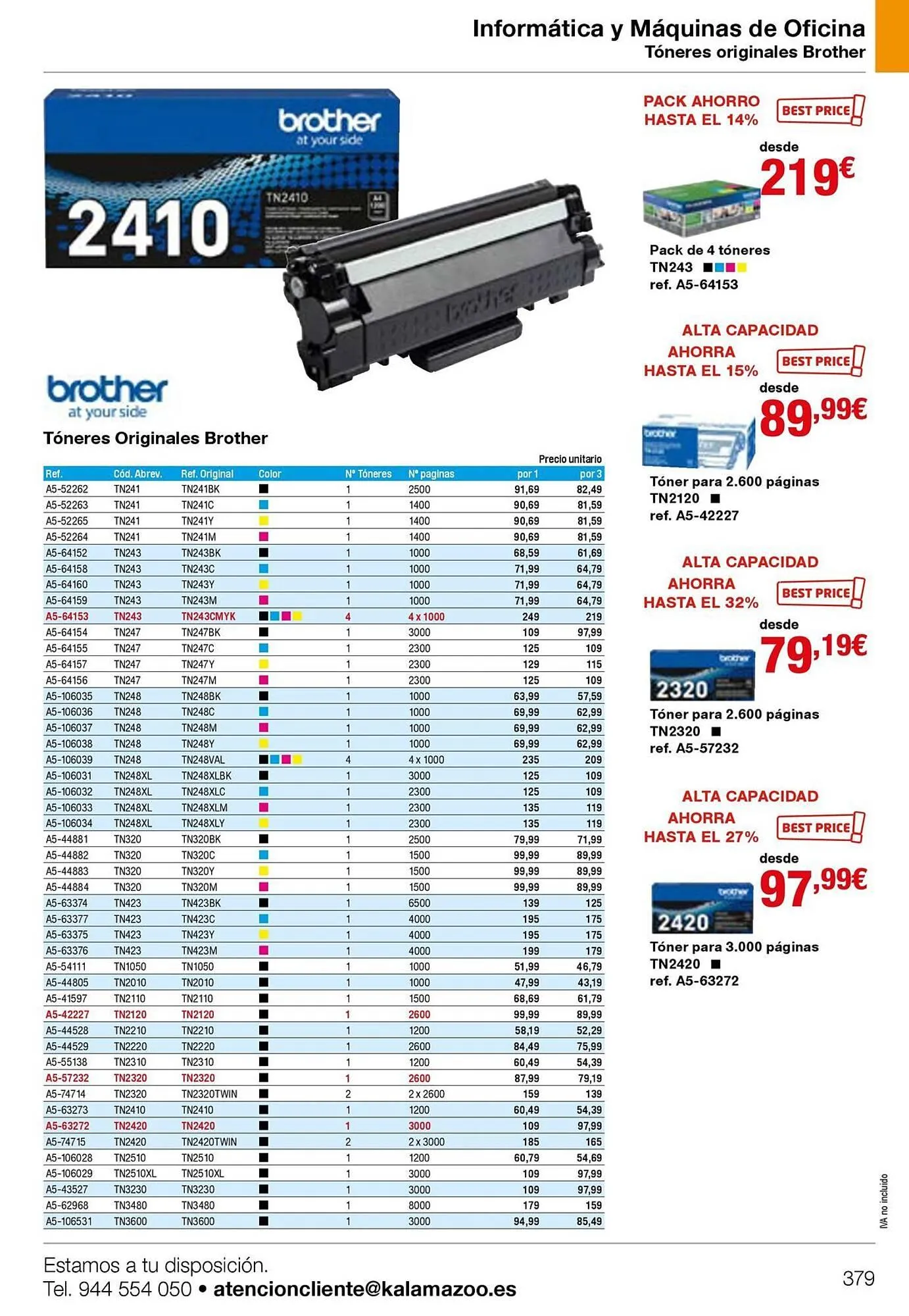 Catálogo de Folleto Staples Kalamazoo 19 de enero al 31 de diciembre 2026 - Página 379