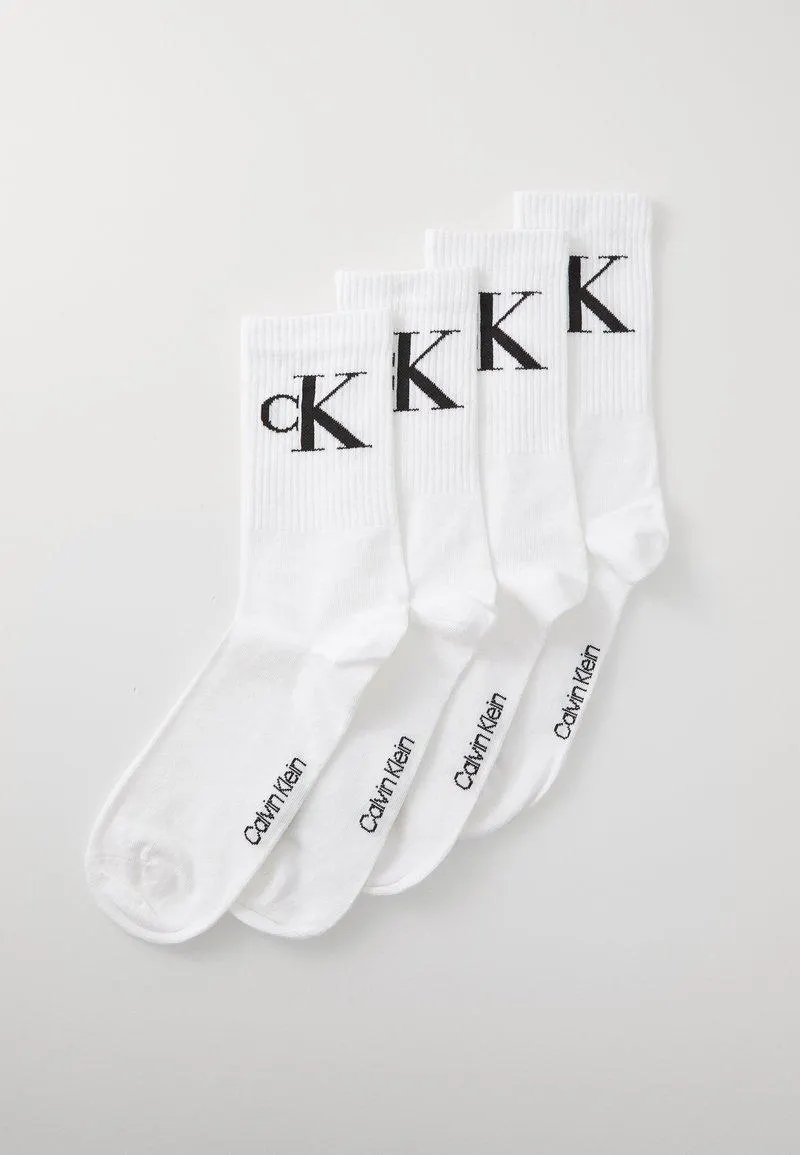 WOMEN SOCK MONOGRAM ECOMM 4 PACK - Calcetines - white