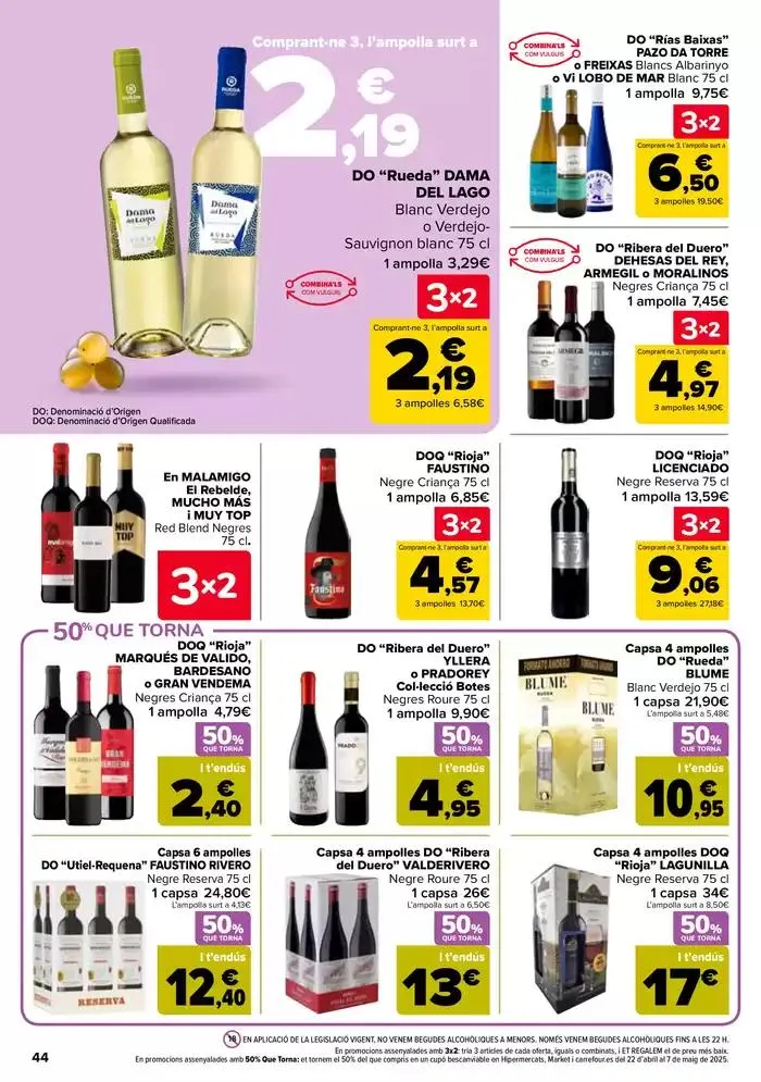 Catálogo de 50% QUE VUELVE + 3x2 10 de abril al 21 de abril 2025 - Página 44