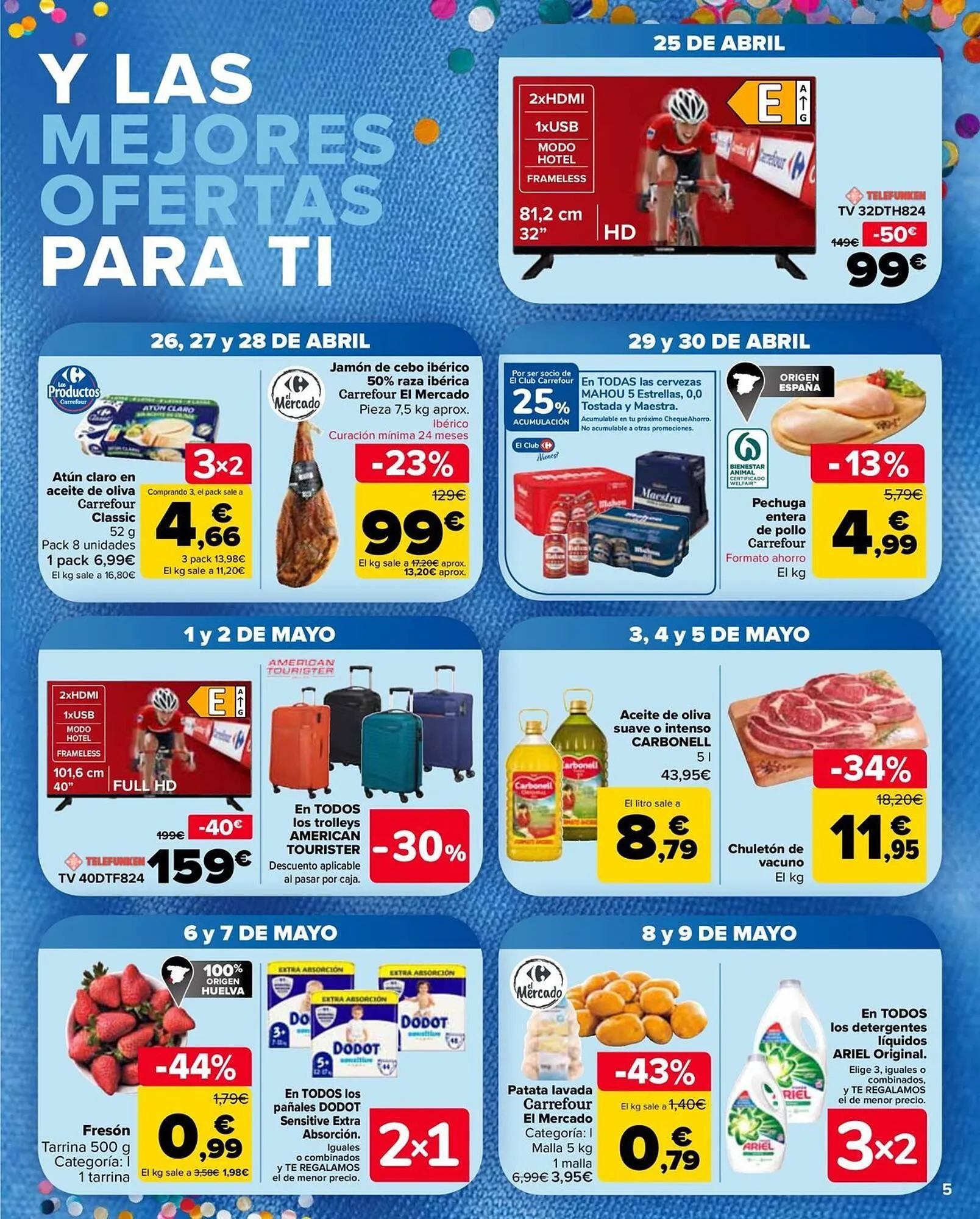 Catálogo de Folleto Carrefour 25 de abril al 9 de mayo 2024 - Página 5