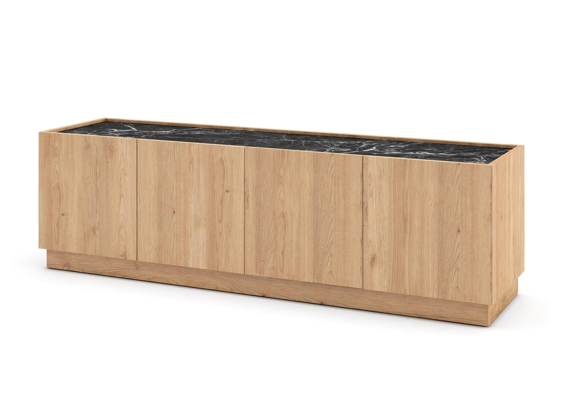 Mueble TV de 160 cm con 4 puertas