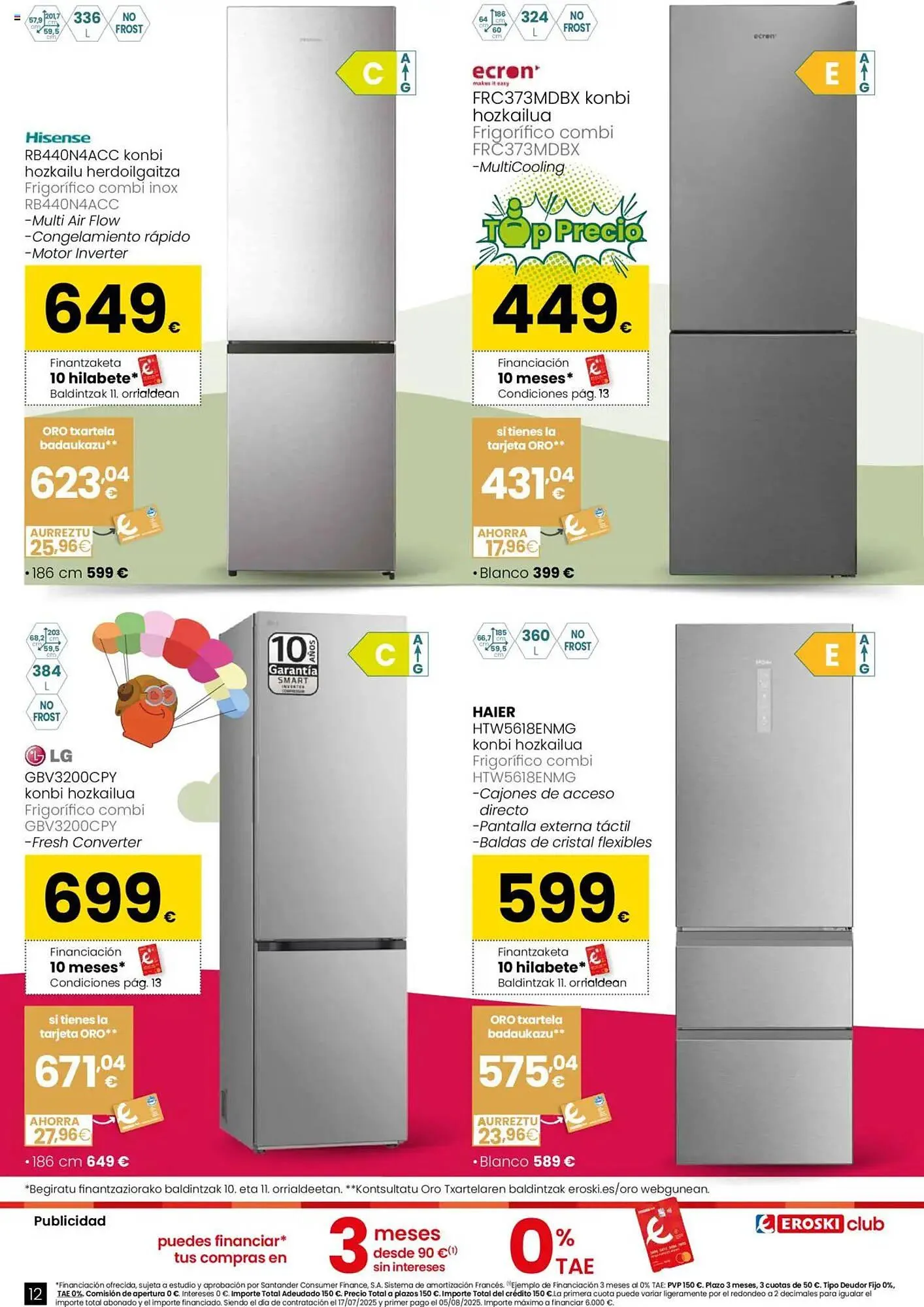 Catálogo de Folleto Eroski 17 de julio al 13 de agosto 2025 - Página 12