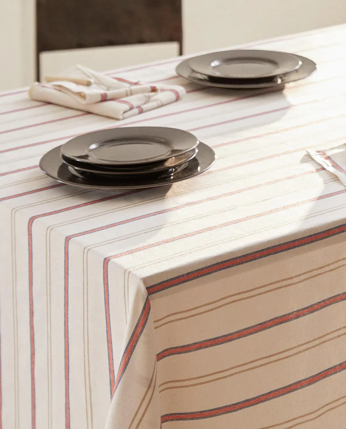 MANTEL ALGODÓN HILO TINTADO