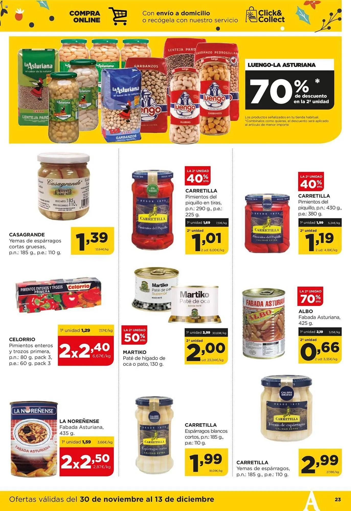 Catálogo de Folleto Alimerka 30 de noviembre al 13 de diciembre 2023 - Página 23