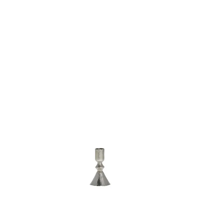 Ingrid candlestick H10 cm. silver