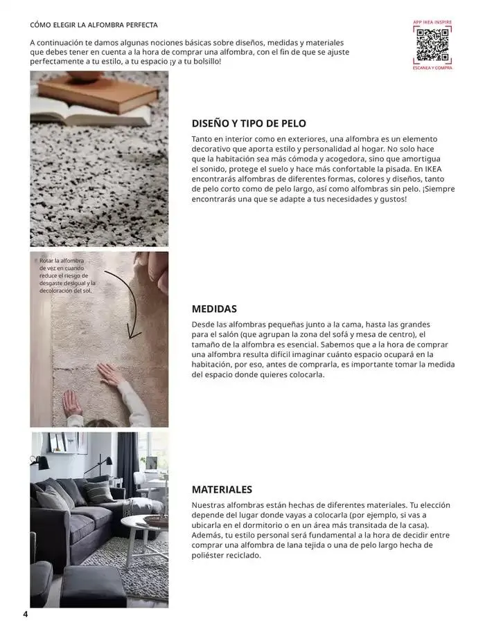 Catálogo de IKEA Catálogo Alfombras 3 de octubre al 31 de enero 2025 - Página 4