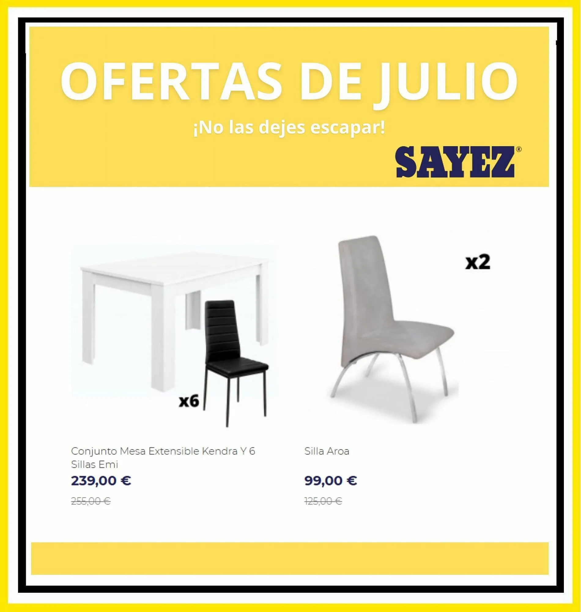 Folleto Muebles Sayez - 1