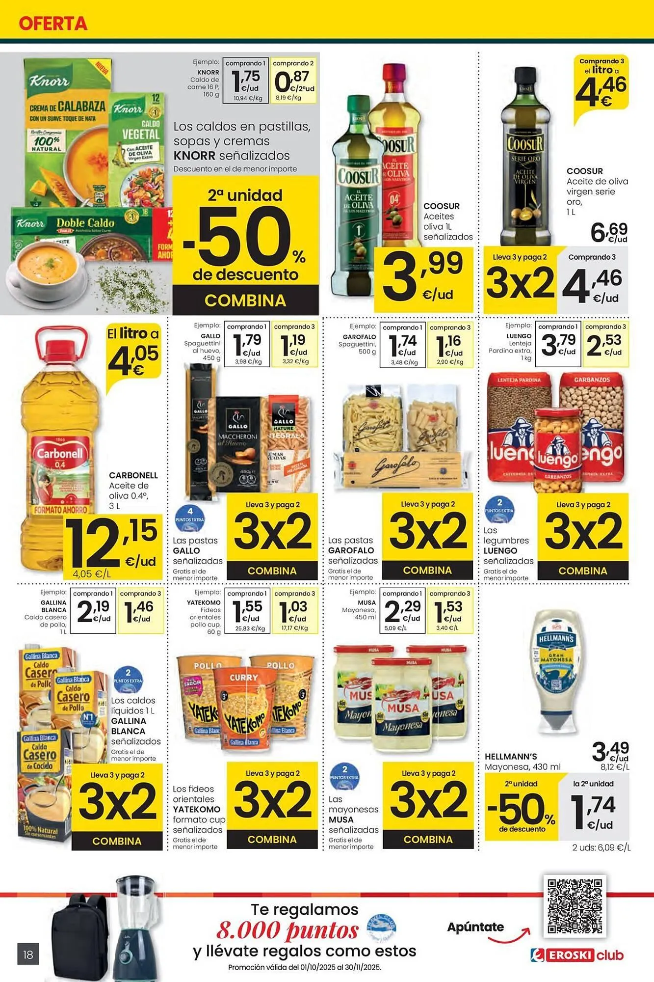 Catálogo de Folleto Eroski 30 de octubre al 11 de noviembre 2025 - Página 18