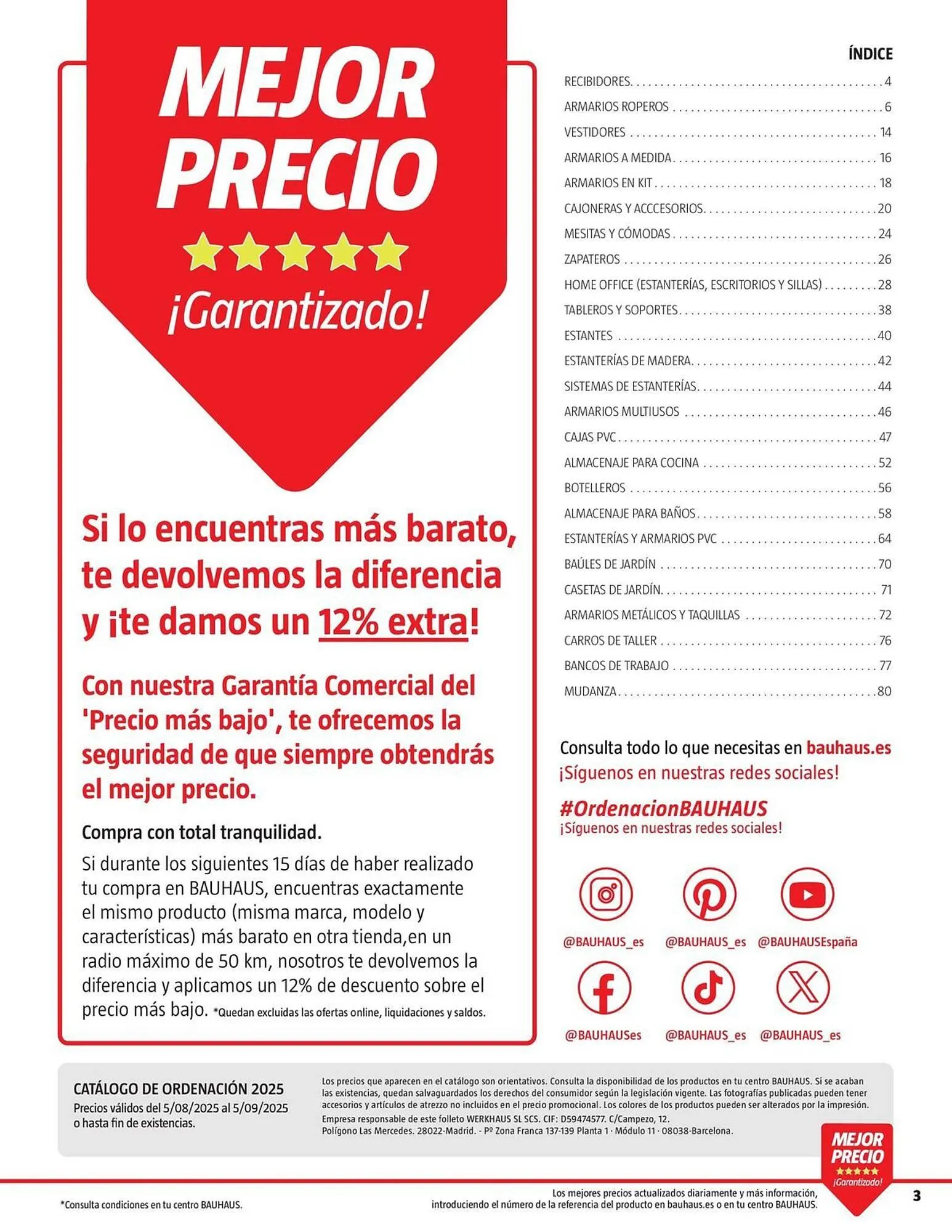 Catálogo de Folleto Bauhaus 5 de agosto al 5 de septiembre 2025 - Página 3