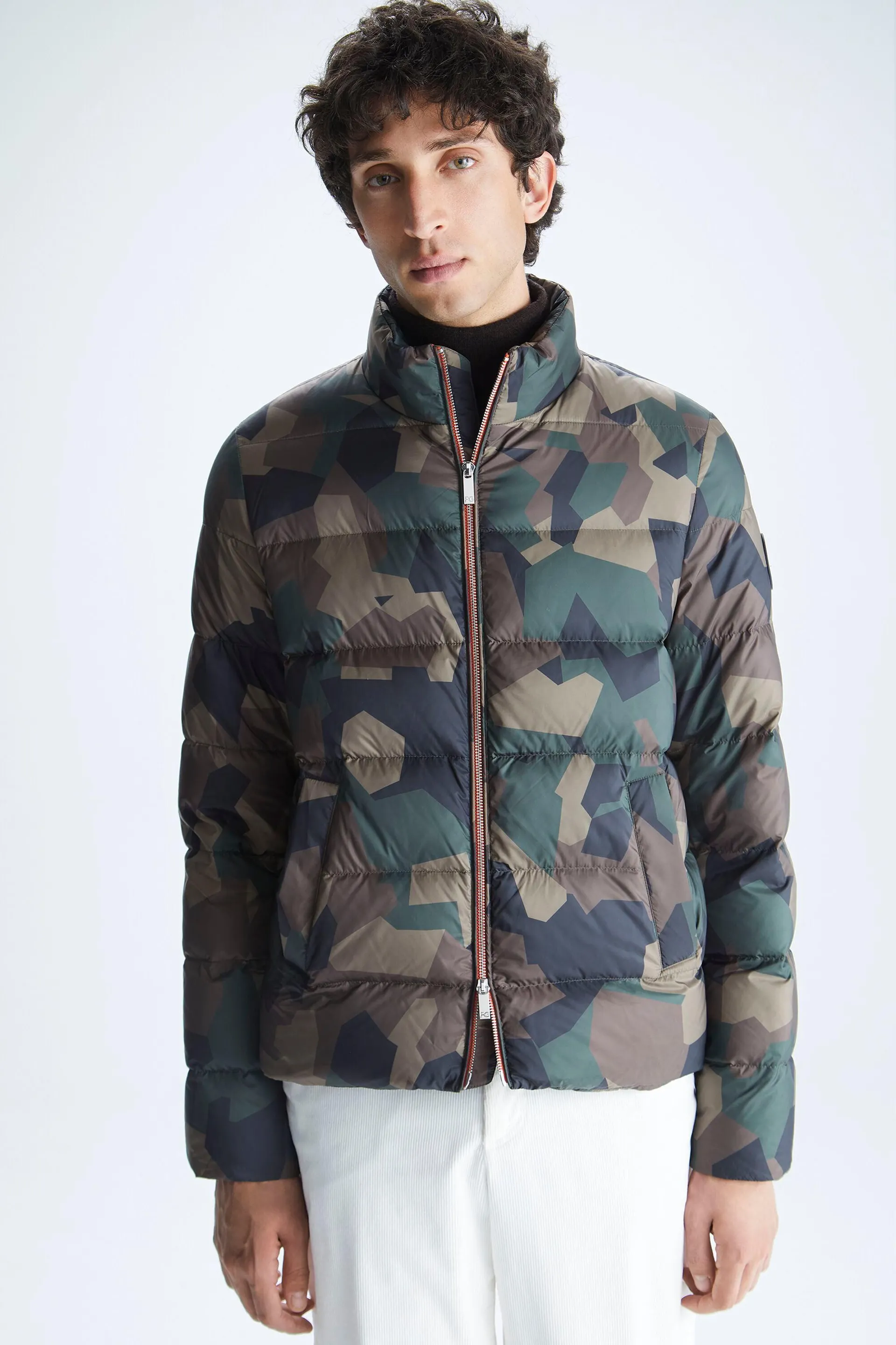 Cazadora nylon acolchado plumas