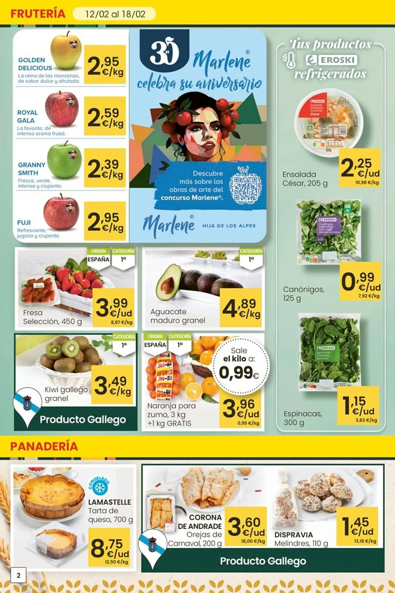 Catálogo de Folleto Eroski 12 de febrero al 25 de febrero 2026 - Página 2