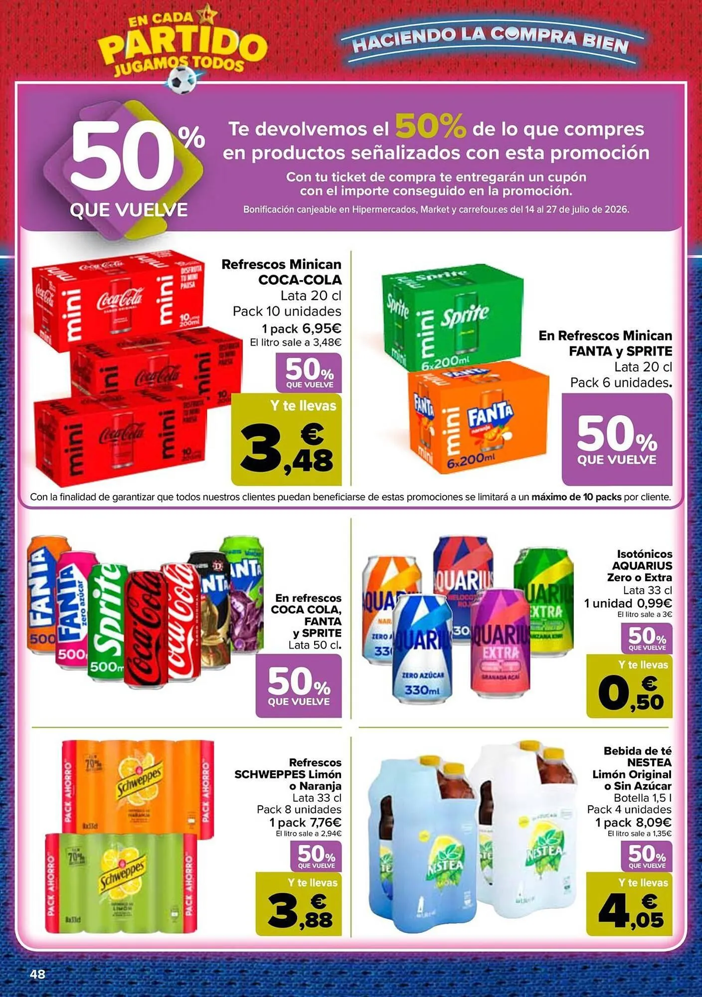 Catálogo de Folleto Carrefour 25 de junio al 13 de julio 2026 - Página 48