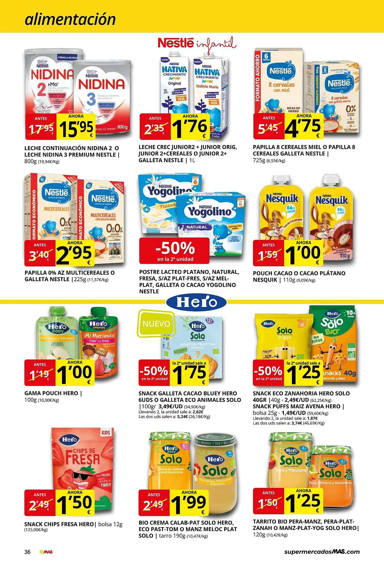 Catálogo de Folleto Supermercados MAS 29 de agosto al 30 de septiembre 2025 - Página 36