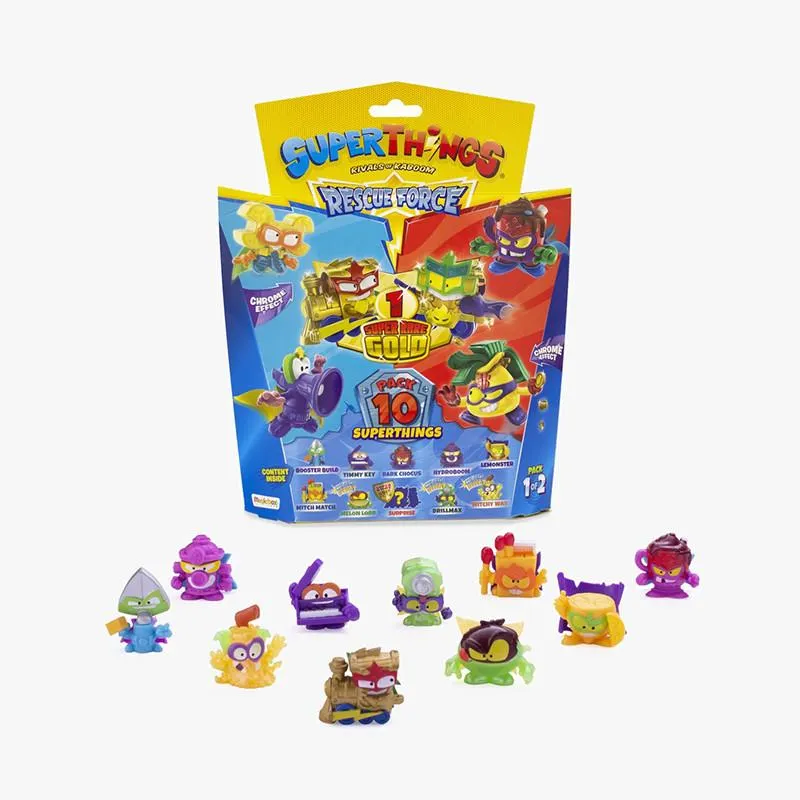 SUPERTHINGS RESCUE FORCE PACK 10 FIGURAS