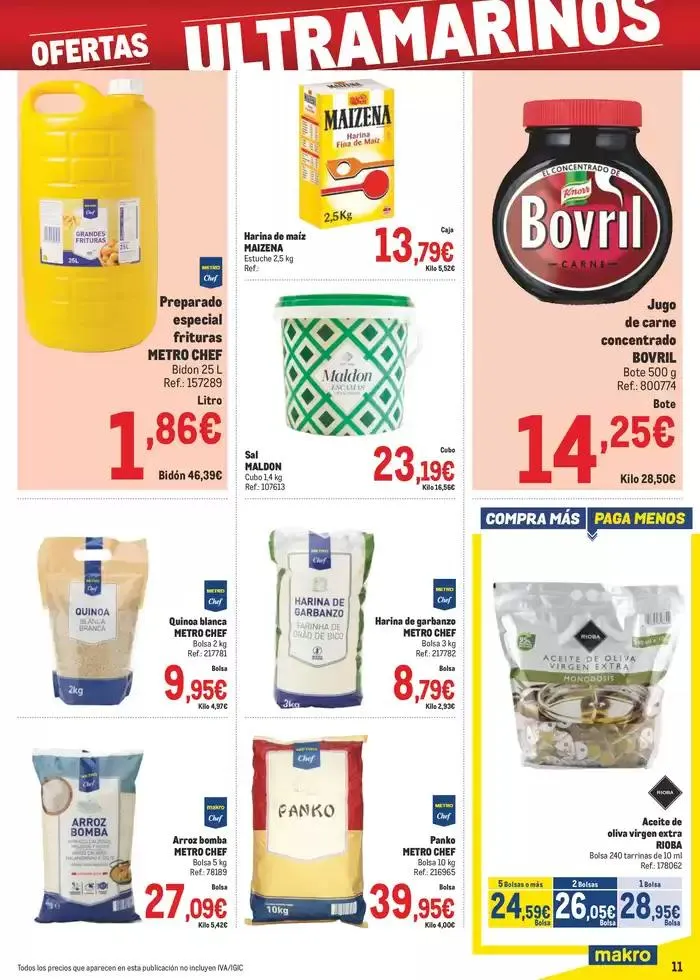 Catálogo de Makro Precios Canarias 8 de abril al 4 de mayo 2025 - Página 11
