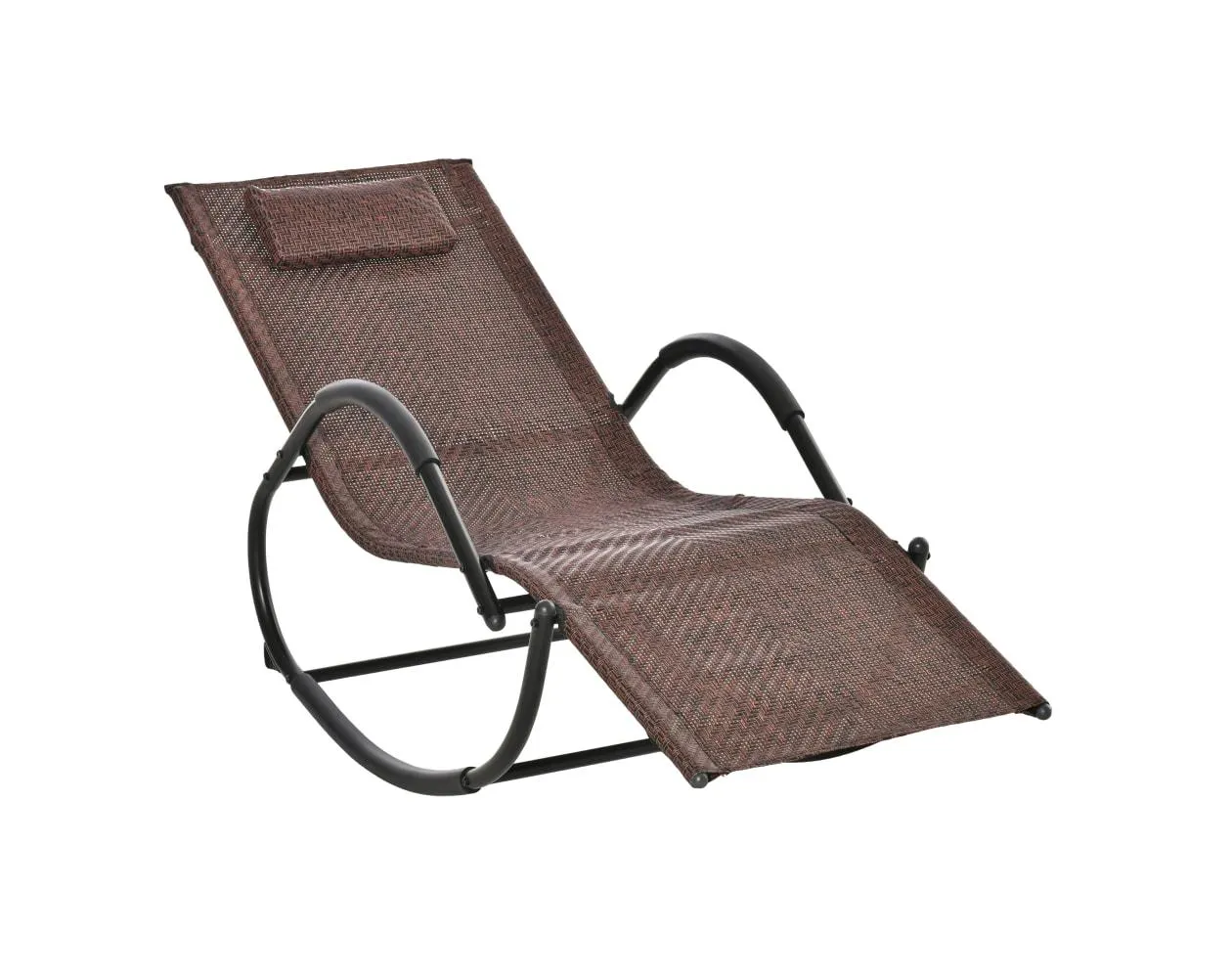 Tumbona Mecedora Exterior Outsunny 84B-679BN