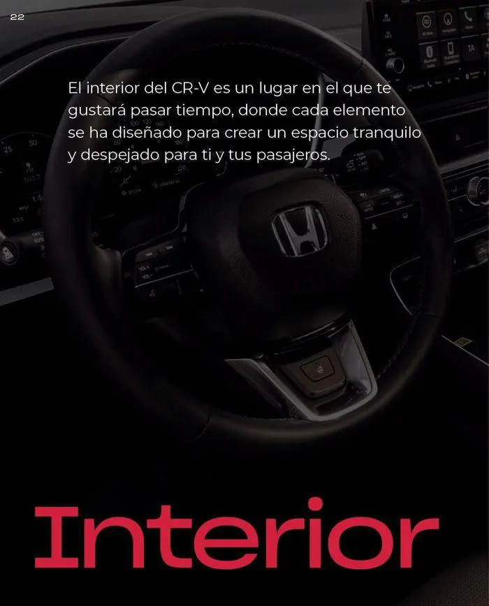 Catálogo de Honda CR-V e:HEV &amp; e:PHEV 9 de agosto al 30 de junio 2025 - Página 22