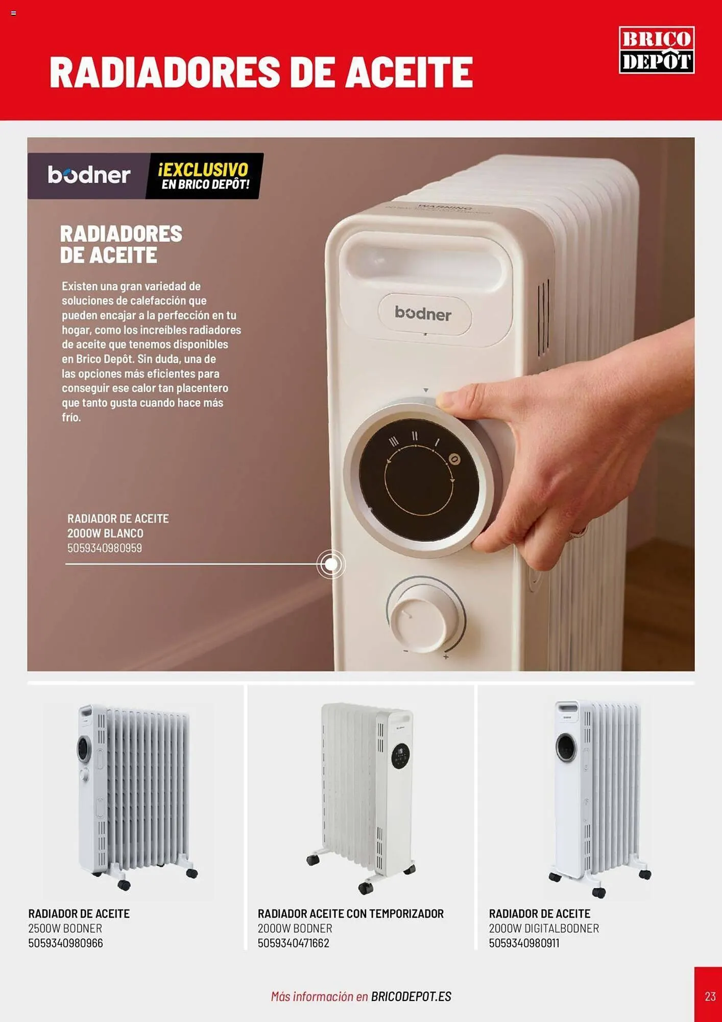 Catálogo de Folleto Brico Depôt 22 de octubre al 31 de marzo 2025 - Página 23