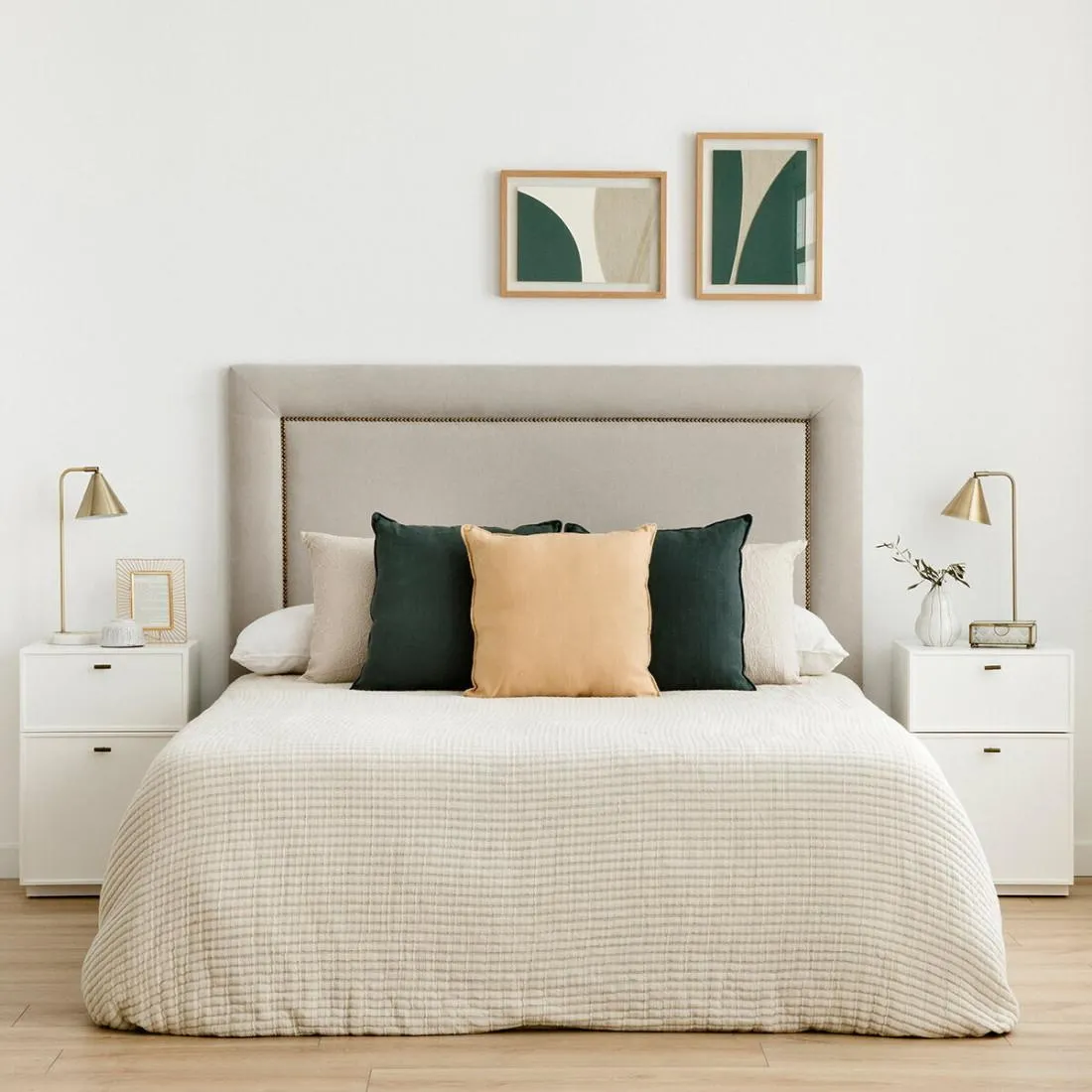 Cabecero tapizado personalizable