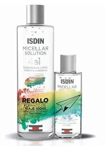 Isdin Agua Micelar 4 en 1 400 ml + 100 ml