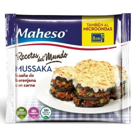 Mussaka Maheso 300g lasaña de berenjena