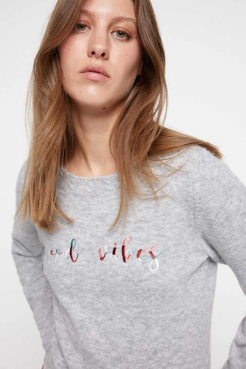 Jersey Texto Bordado