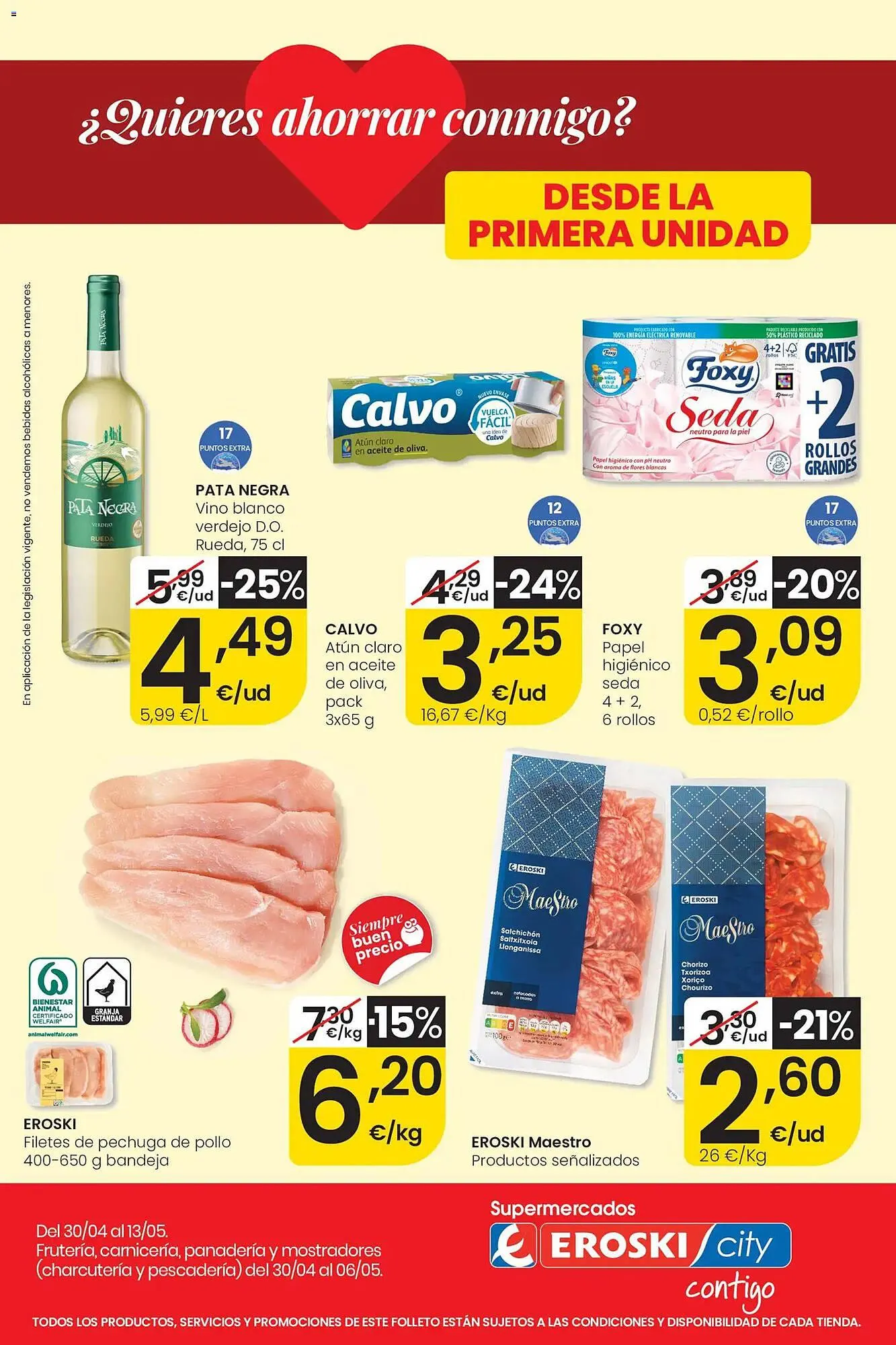 Catálogo de Folleto Eroski 30 de abril al 13 de mayo 2026 - Página 1