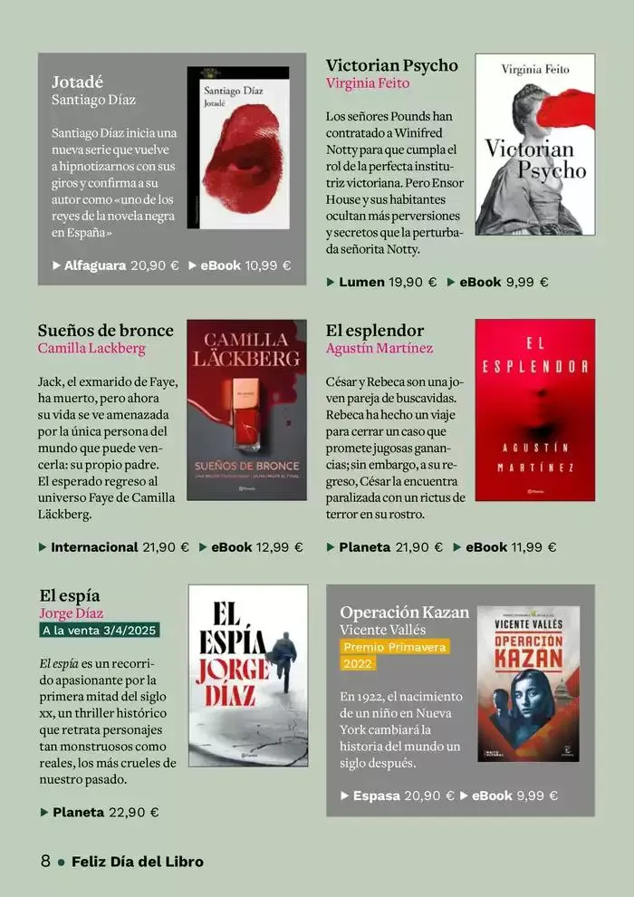Catálogo de Día del Libro 2025 8 de abril al 22 de abril 2025 - Página 8